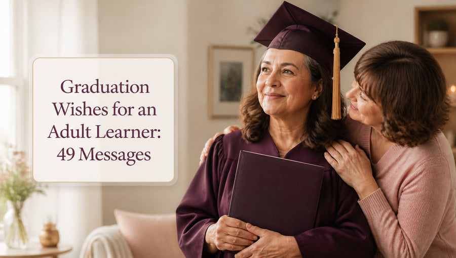 Graduation Wishes for an Adult Learner: 49 Messages
