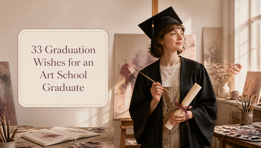 33 Graduation Wishes for an Art School Graduate