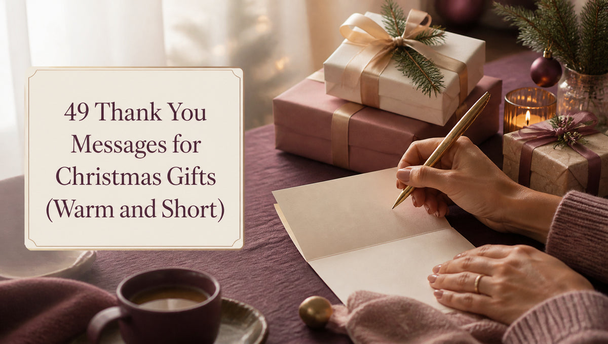 49 Thank You Messages for Christmas Gifts (Warm and Short)