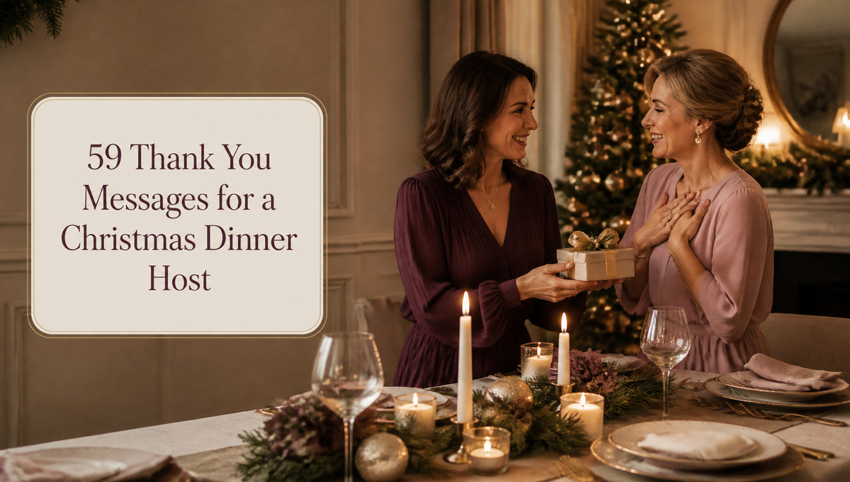 59 Thank You Messages for a Christmas Dinner Host