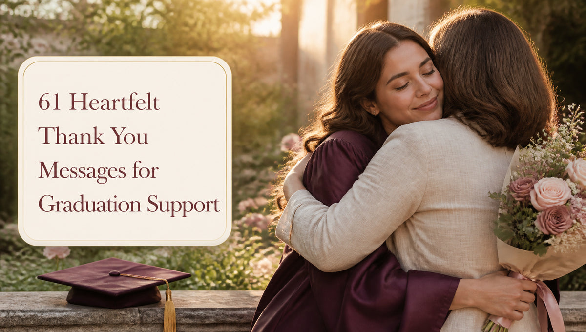 61 Heartfelt Thank You Messages for Graduation Support
