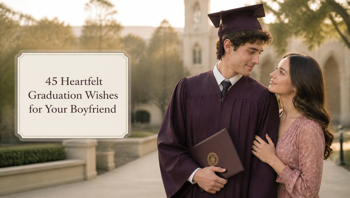 45 Heartfelt Graduation Wishes for Your Boyfriend