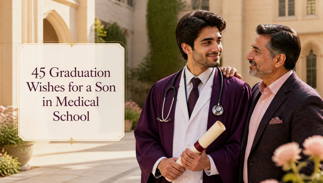 45 Graduation Wishes for a Son in Medical School