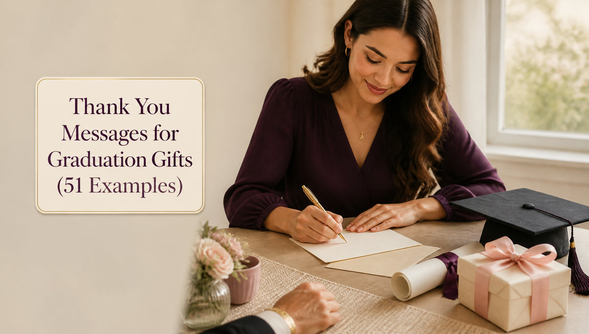 Thank You Messages for Graduation Gifts (51 Examples)